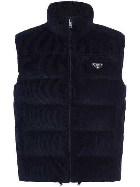 prada padded logo patch jacket|Prada Livermore.